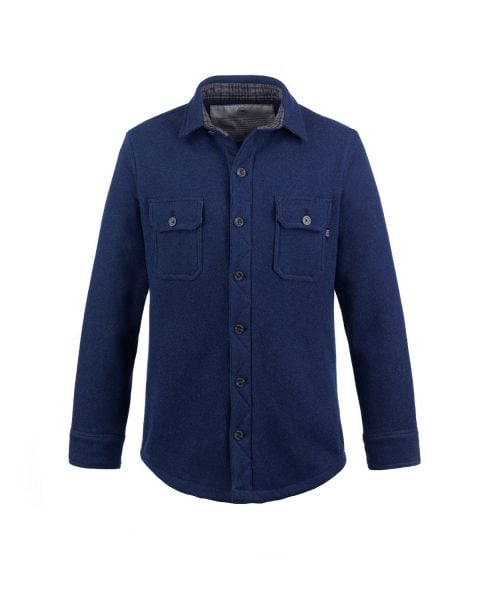 McNair Merino Mountain Shirt in Slawit Blue