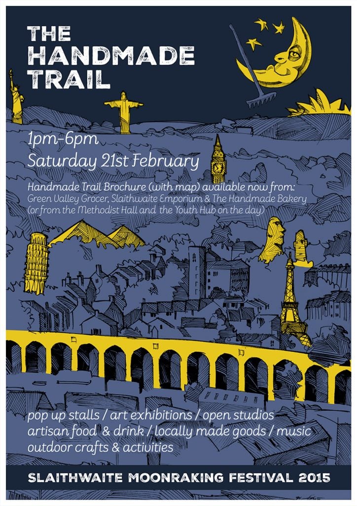 Handmade trail poster