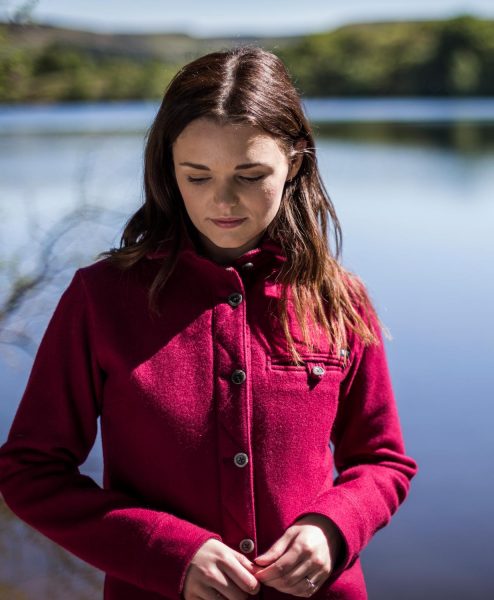 McNair women's merino Fell Shirt in Heather