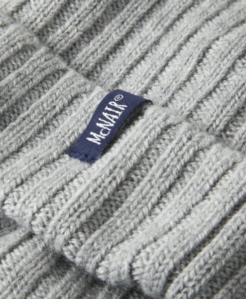 McNair men's beanie hat in silver mist