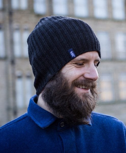 McNair Men's merino hat in charcoal