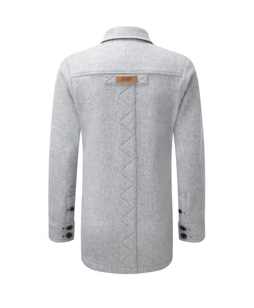McNair women's merino fell shirt in silver