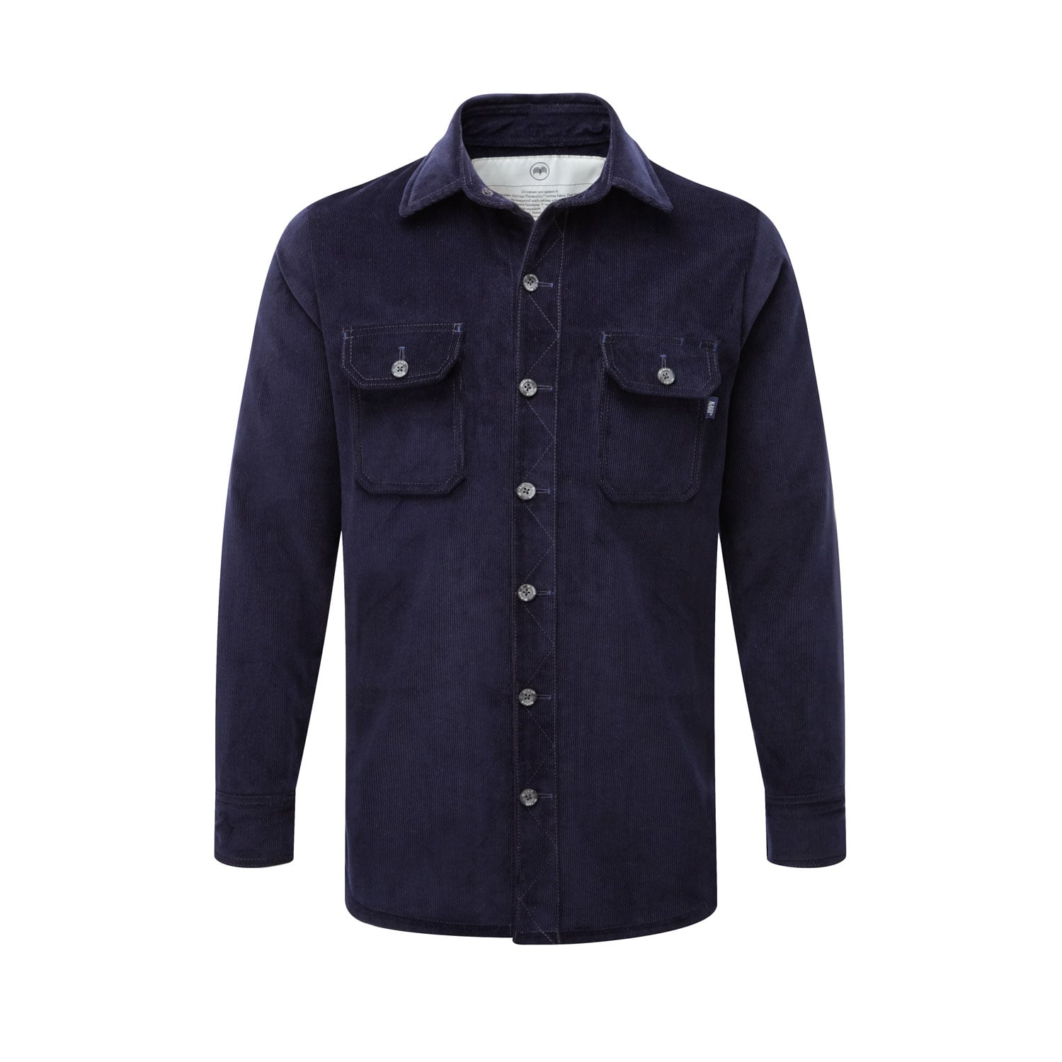 McNair Men's PlasmaDry Corduroy shirt in deep navy
