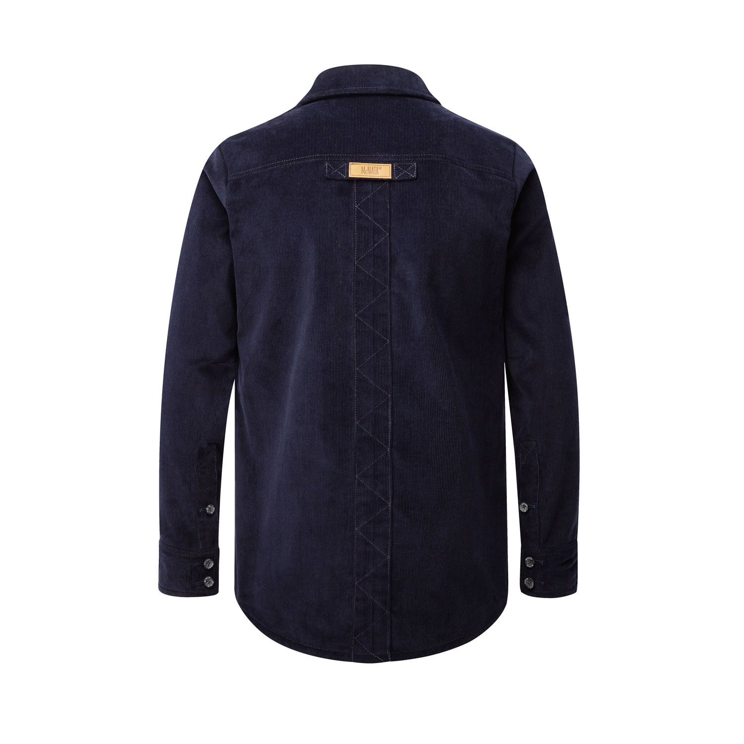 McNair Men's PlasmaDry Corduroy shirt in deep navy