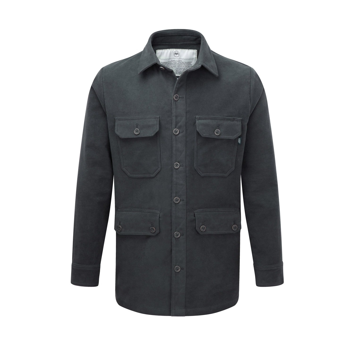 McNair men's moleskin Field Shirt in thunder