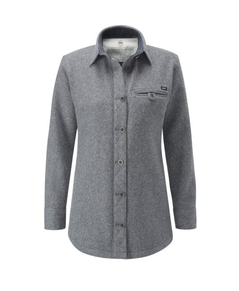McNair women's Fell Shirt in Ash melange