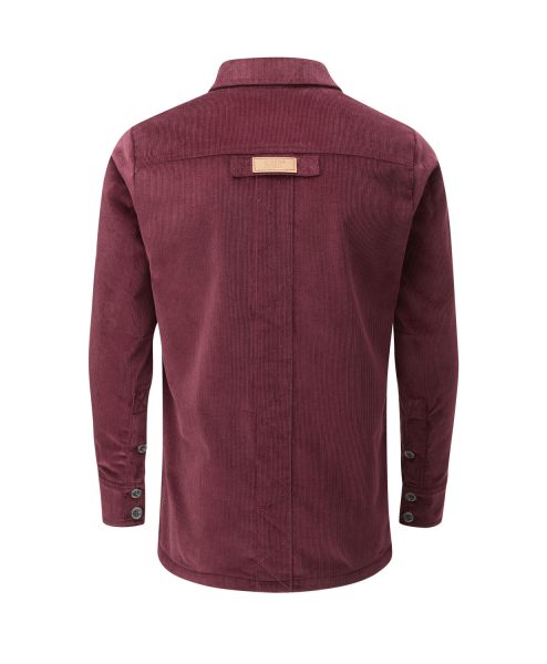 McNair men's corduroy Work shirt in Mulberry