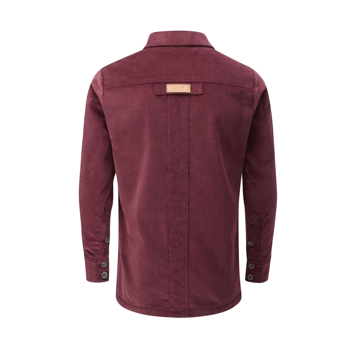 McNair men's corduroy Work shirt in Mulberry