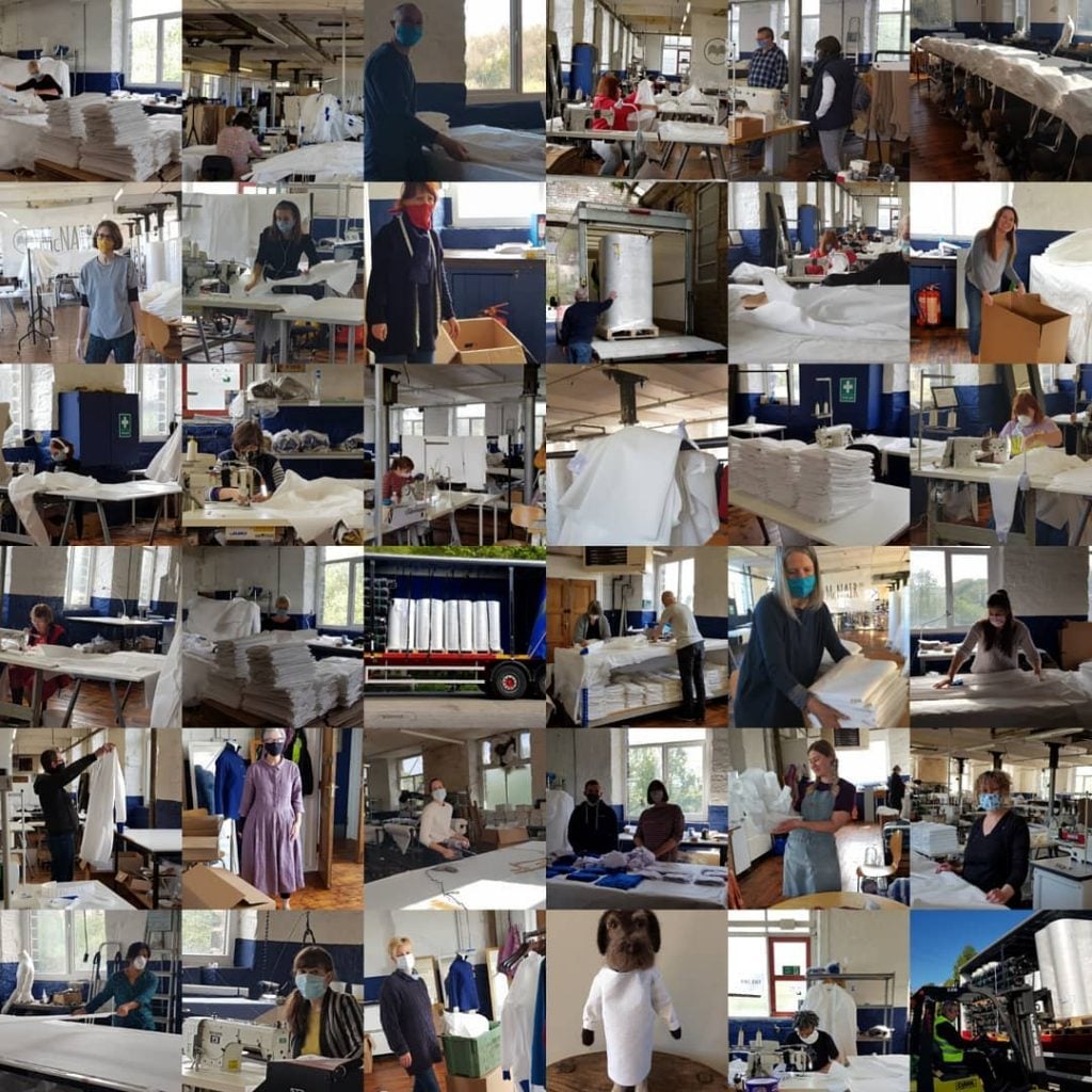 McNair Shirts PPE volunteers