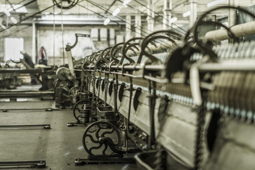 Huddersfield textile industry – machinery