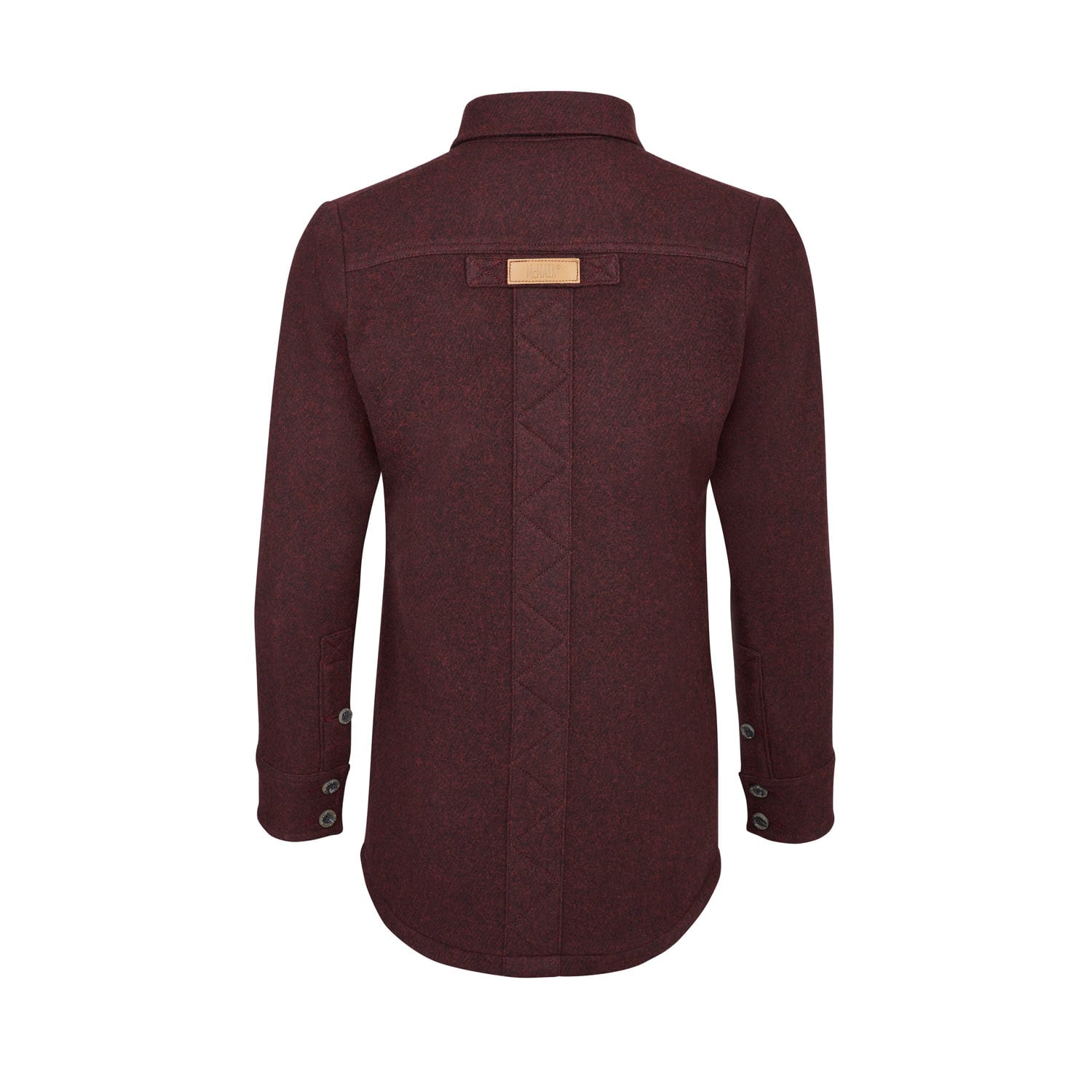 McNair women's Provenance AG merino Fell Shirt - back