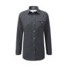 Women's Provenance AG Charcoal Melange merino Fell Shirt