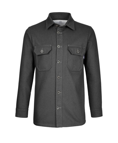 McNair men's PlasmaDry Canvas Work Shirt in black
