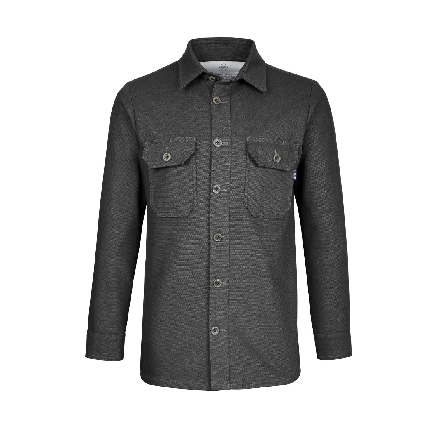 McNair men's PlasmaDry Canvas Work Shirt in black