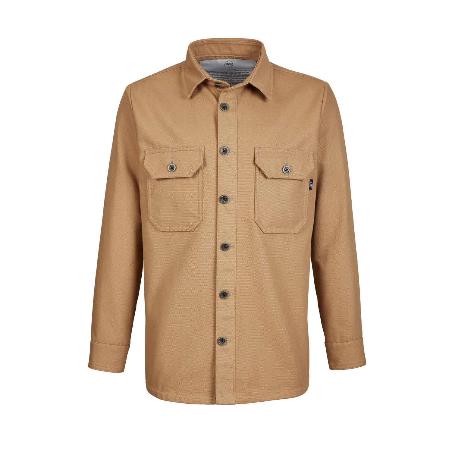 McNair men's PlasmaDry Canvas Work Shirt in sand