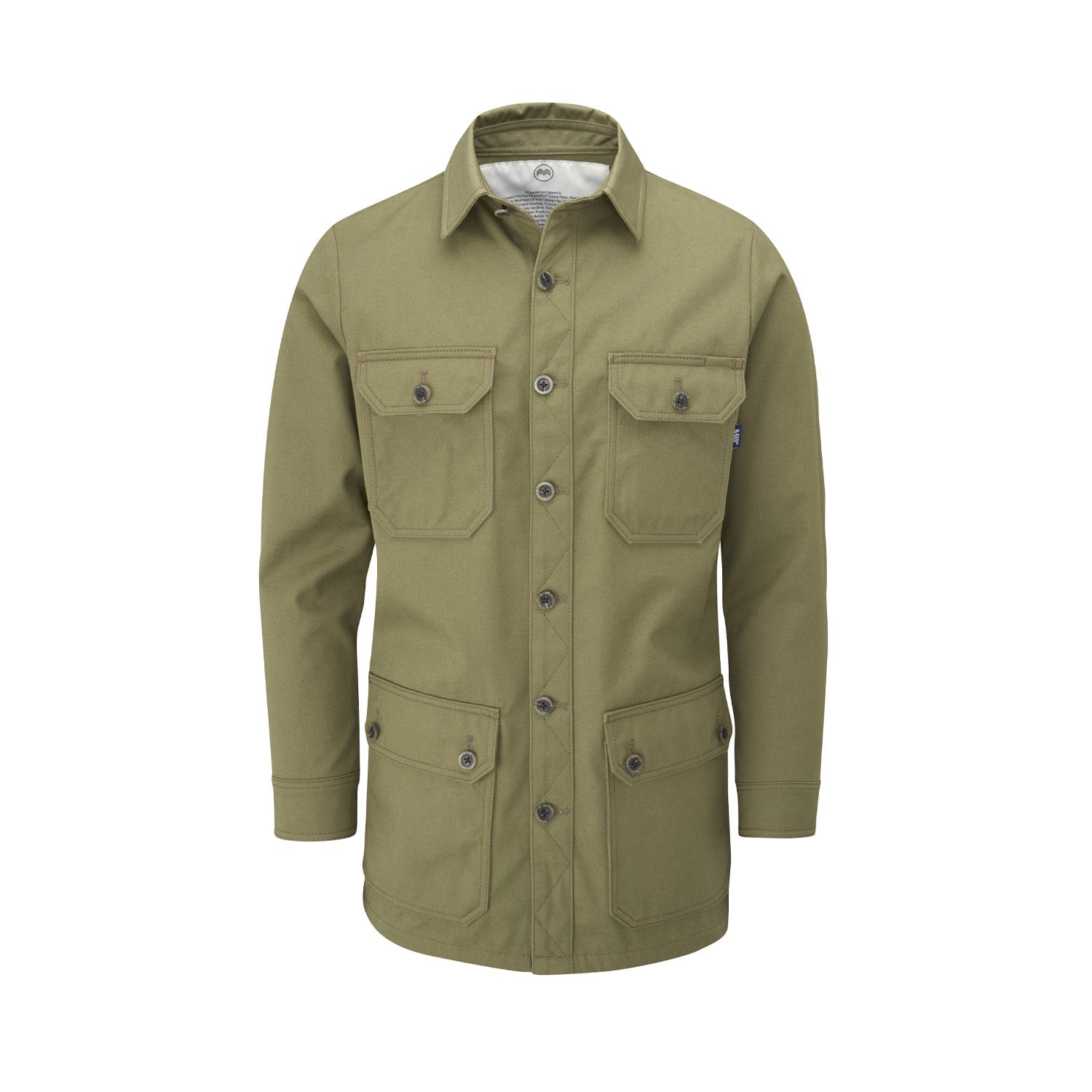 McNair men's Half Panama Jacket in Bay Leaf green
