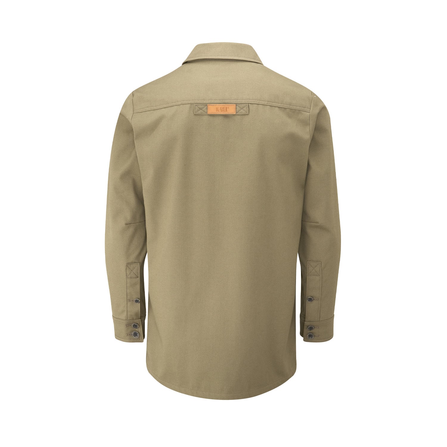 McNair men's Half Panama Jacket in Limestone (back)