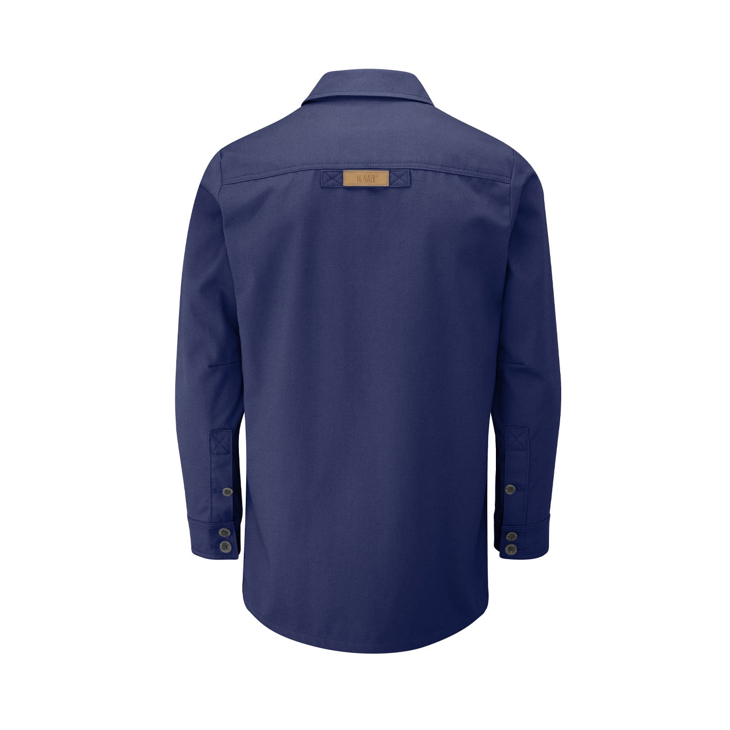 McNair men's Half Panama Jacket in Marine blue (back)