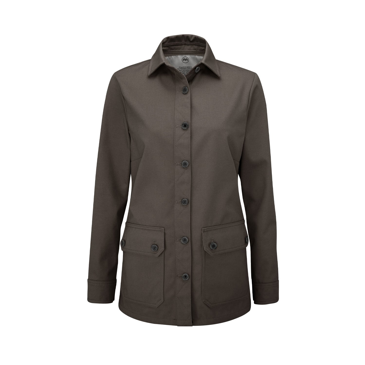 McNair women's Half Panama Jacket in Mole brown