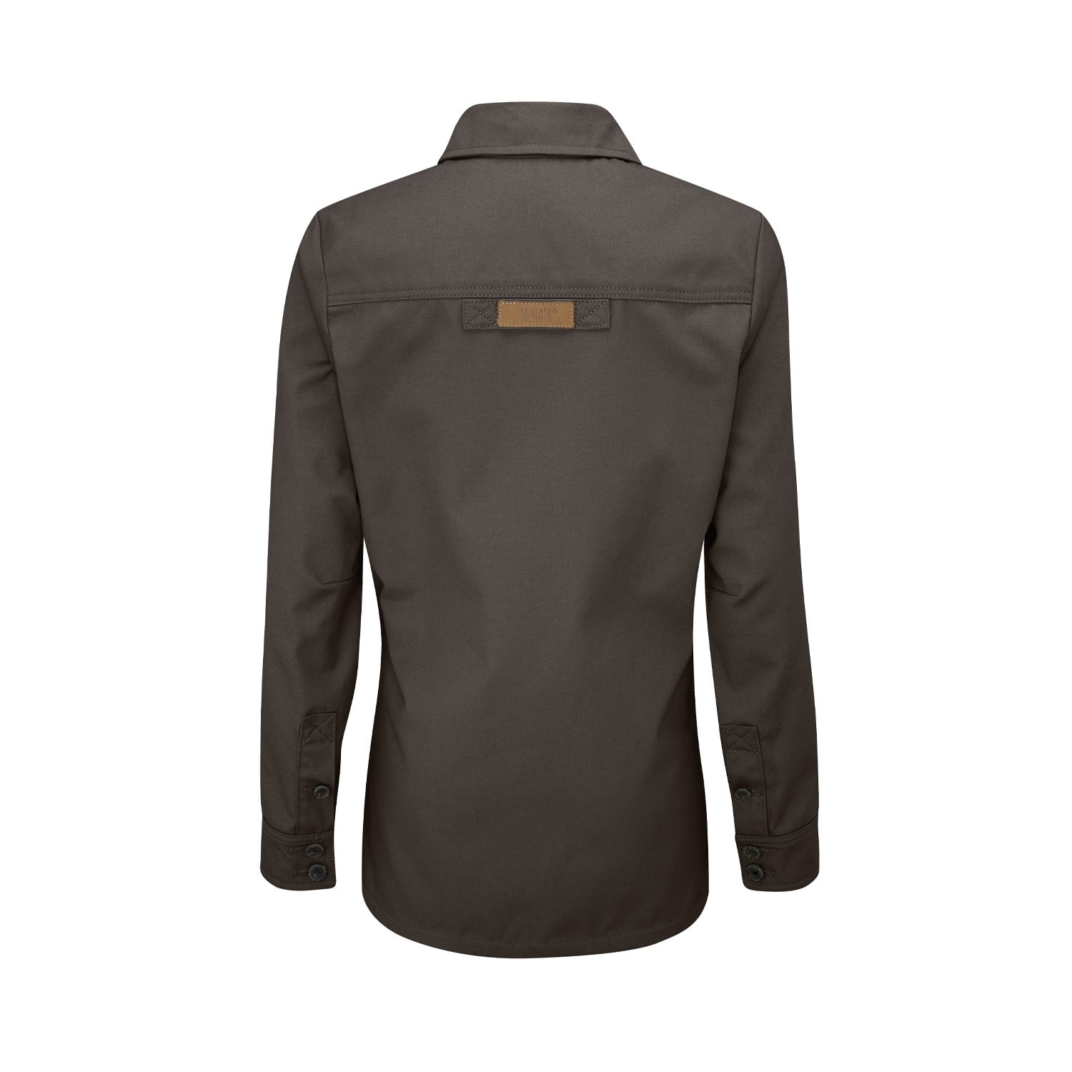 McNair women's Half Panama Jacket in Mole brown (back)