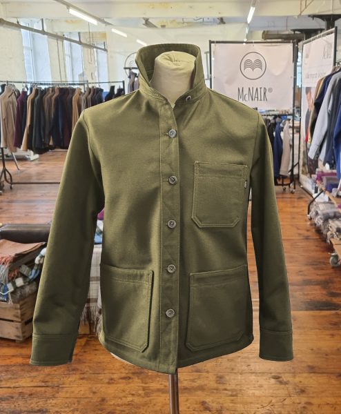McNair men's PlasmaDry canvas Work Jacket in Bronzed Olive