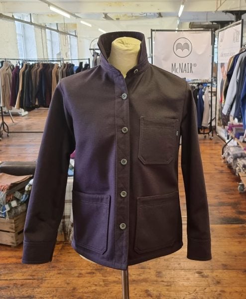 McNair men's PlasmaDry canvas Work Jacket in Twilight