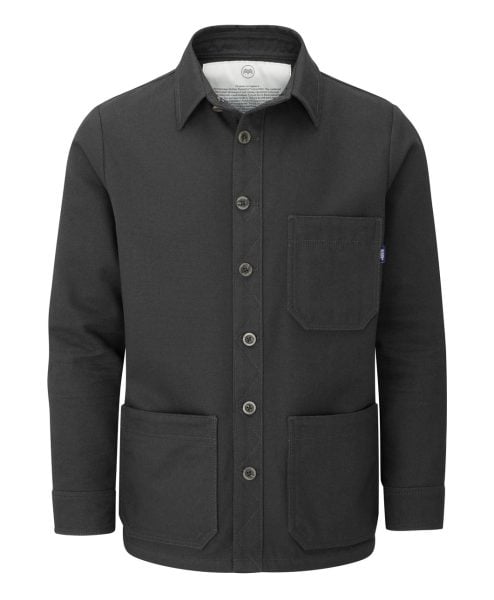 McNair men's PlasmaDry cotton canvas Work Jacket in black