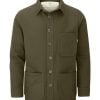 McNair men's PlasmaDry cotton canvas Work Jacket in Bronzed Olive