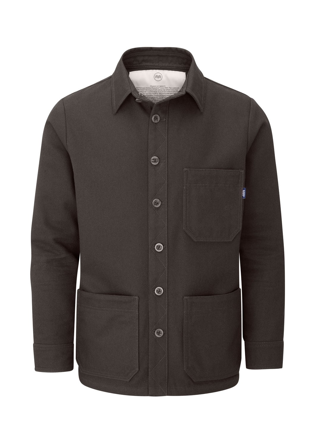 McNair men's PlasmaDry cotton canvas Work Jacket in Brown