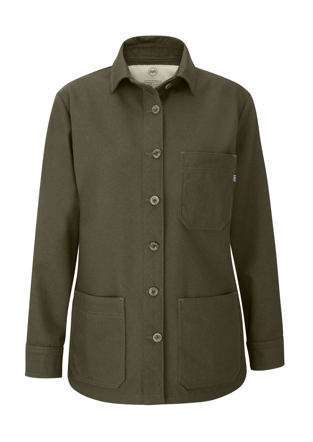 McNair women's PlasmaDry cotton canvas Work Jacket in Bronzed Olive