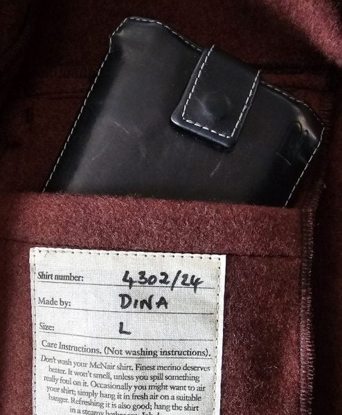 McNair men's merino Moonraker Jacket - pockets